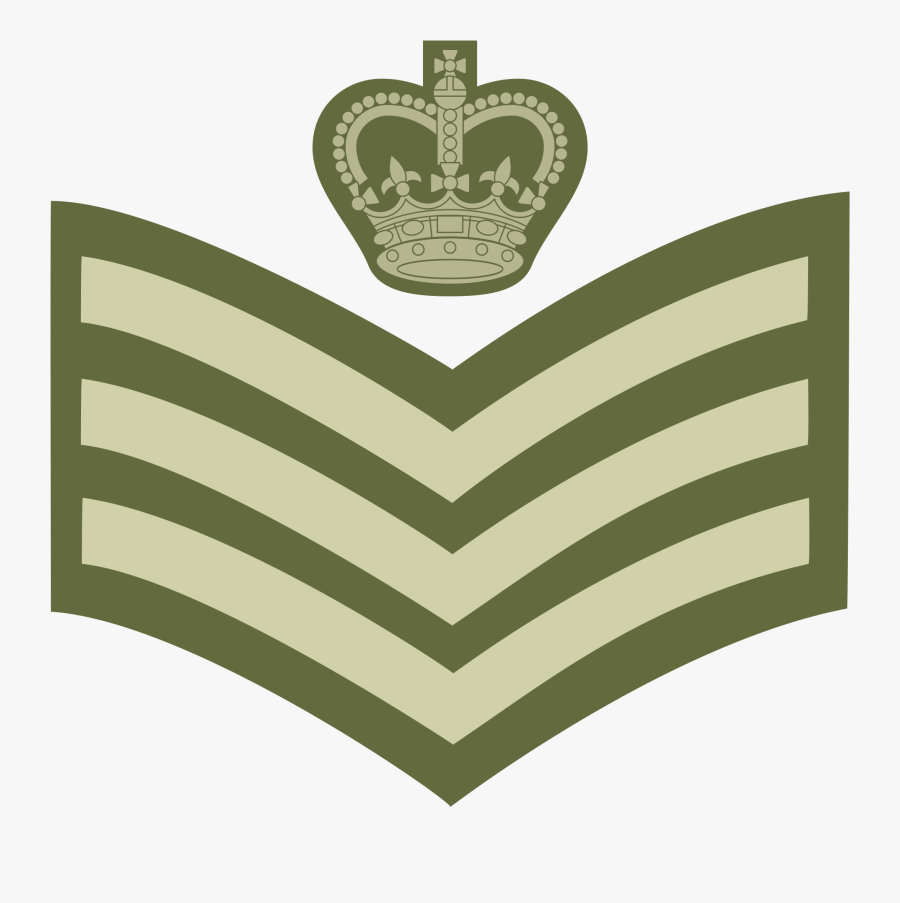 Sergent Clipart Indian Army Officer - Warrant Officer 2 Rank British Army, Transparent Clipart