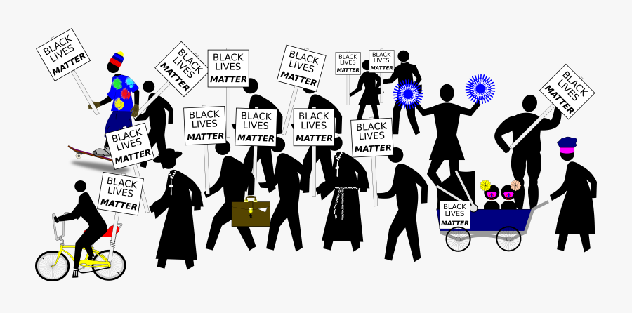 Black Lives - Protesting Clipart Black Lives Matter, Transparent Clipart