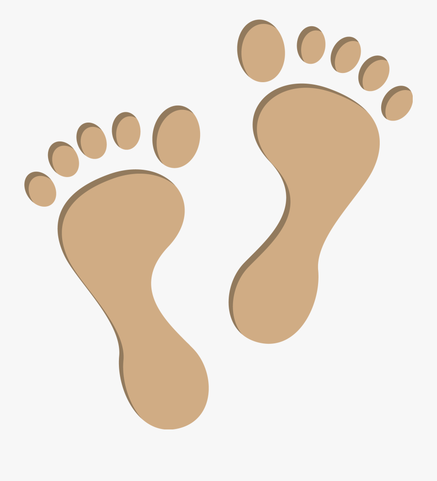 Clipart Baby Footprints - Footprints Png, Transparent Clipart