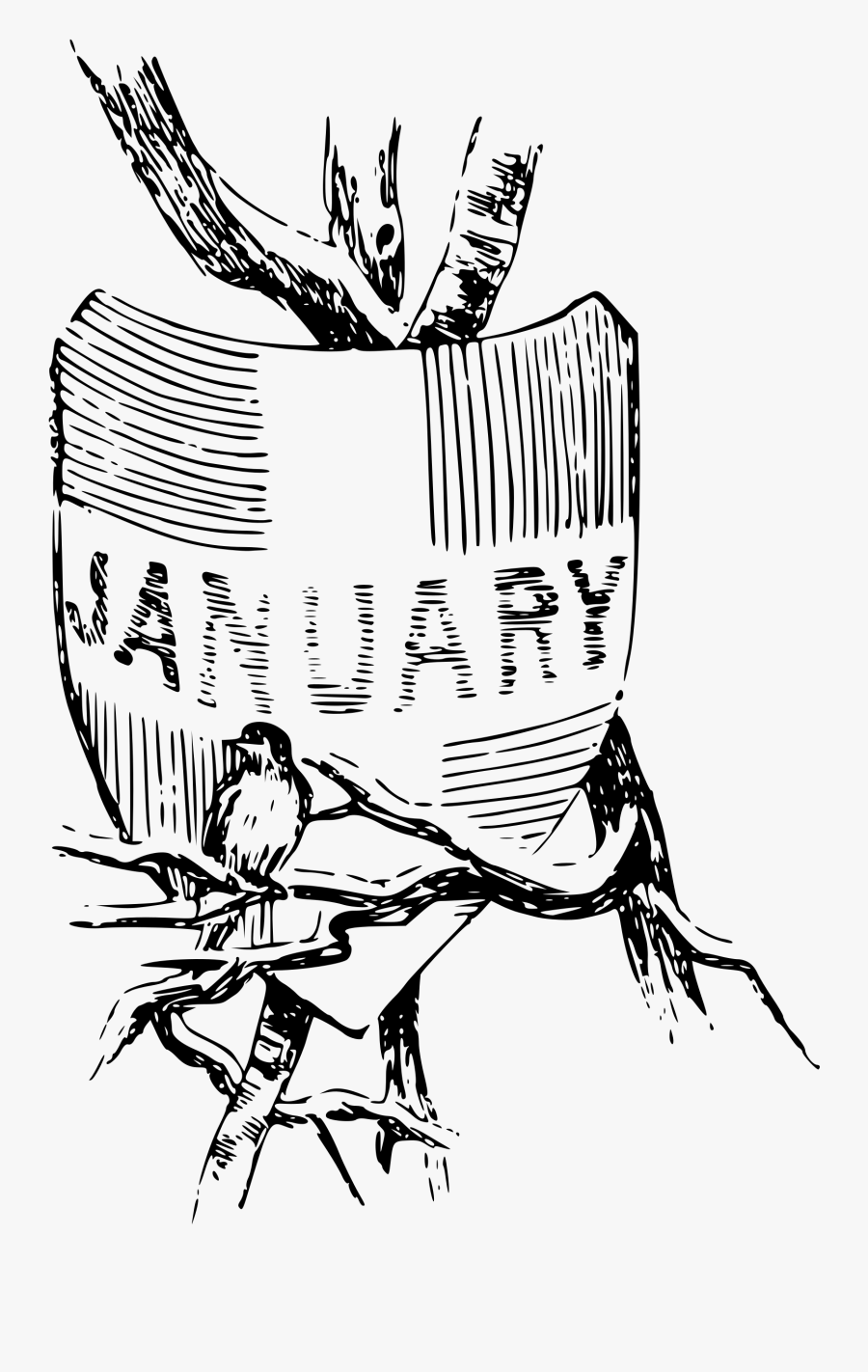 Month Of January Clipart - Illustration, Transparent Clipart