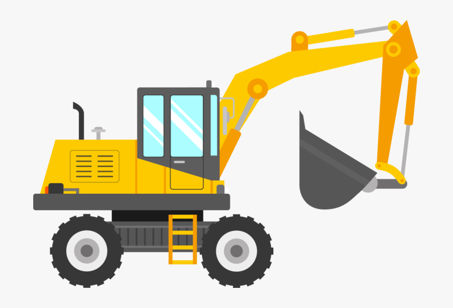 Digger Clip Art - Excavator Clipart, Transparent Clipart