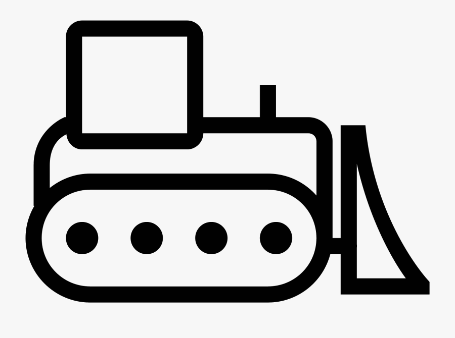 Bulldozer Icon - Bulldozer Clipart No Background, Transparent Clipart