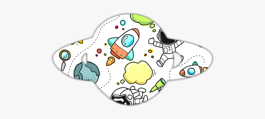 Easy Space Themed Painting, Transparent Clipart