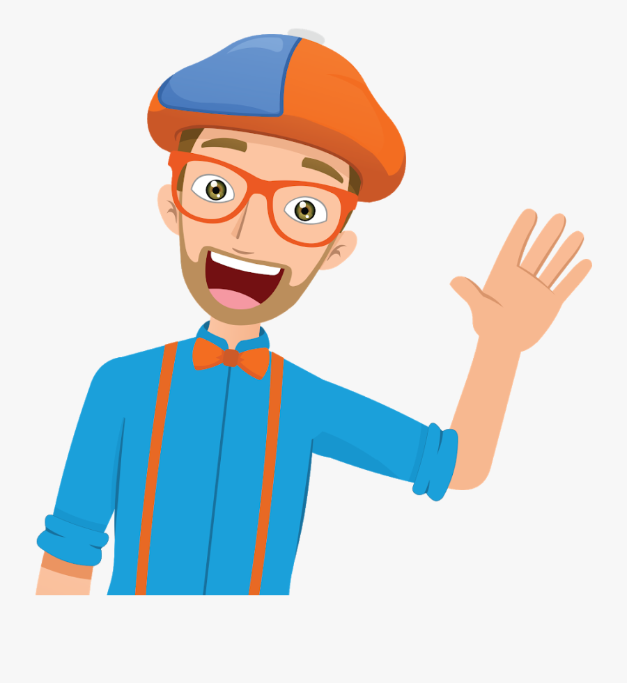 Blippi Youtube Wizard Hat Clip Art Red Hat Clip Art - Cartoon Blippi, Transparent Clipart