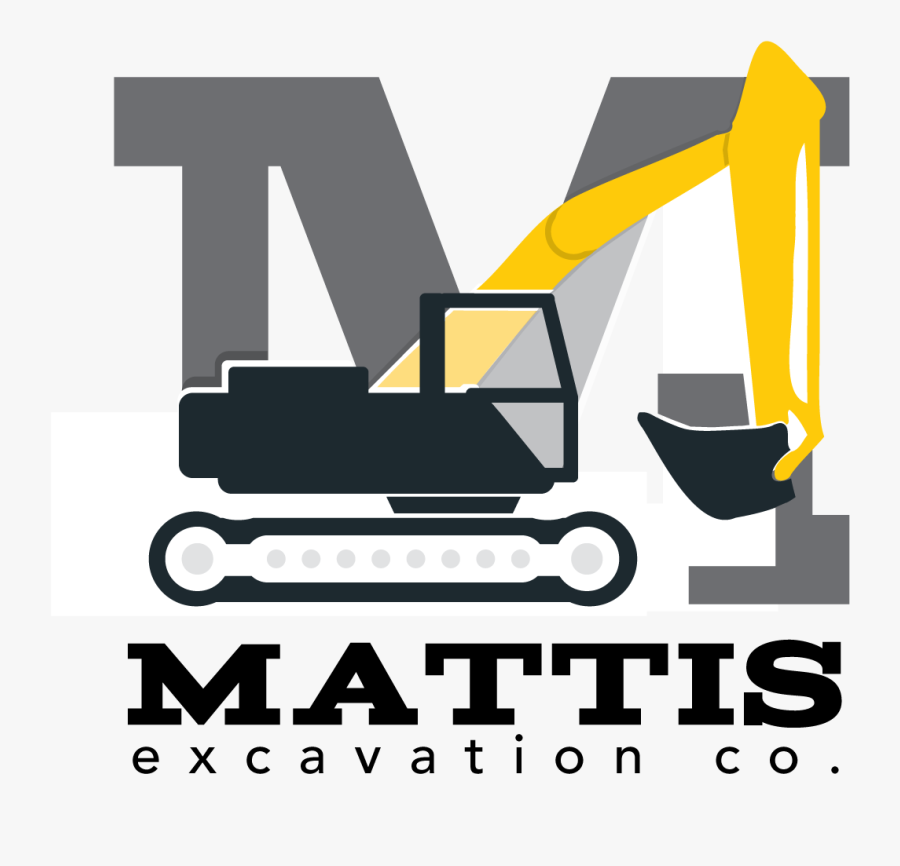 Excavator Logo Design - Excavator M Logo, Transparent Clipart