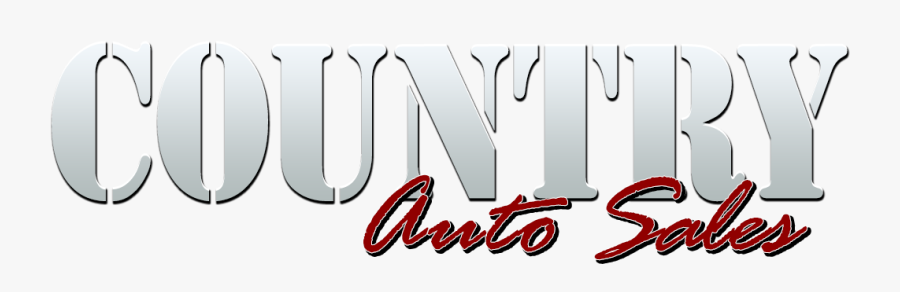 Country Auto Sales - Calligraphy, Transparent Clipart