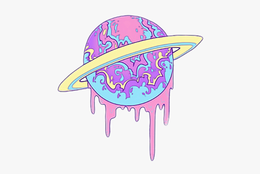 Clip Art Purple Wallpapers Tumblr - Pastel Saturn Png, Transparent Clipart