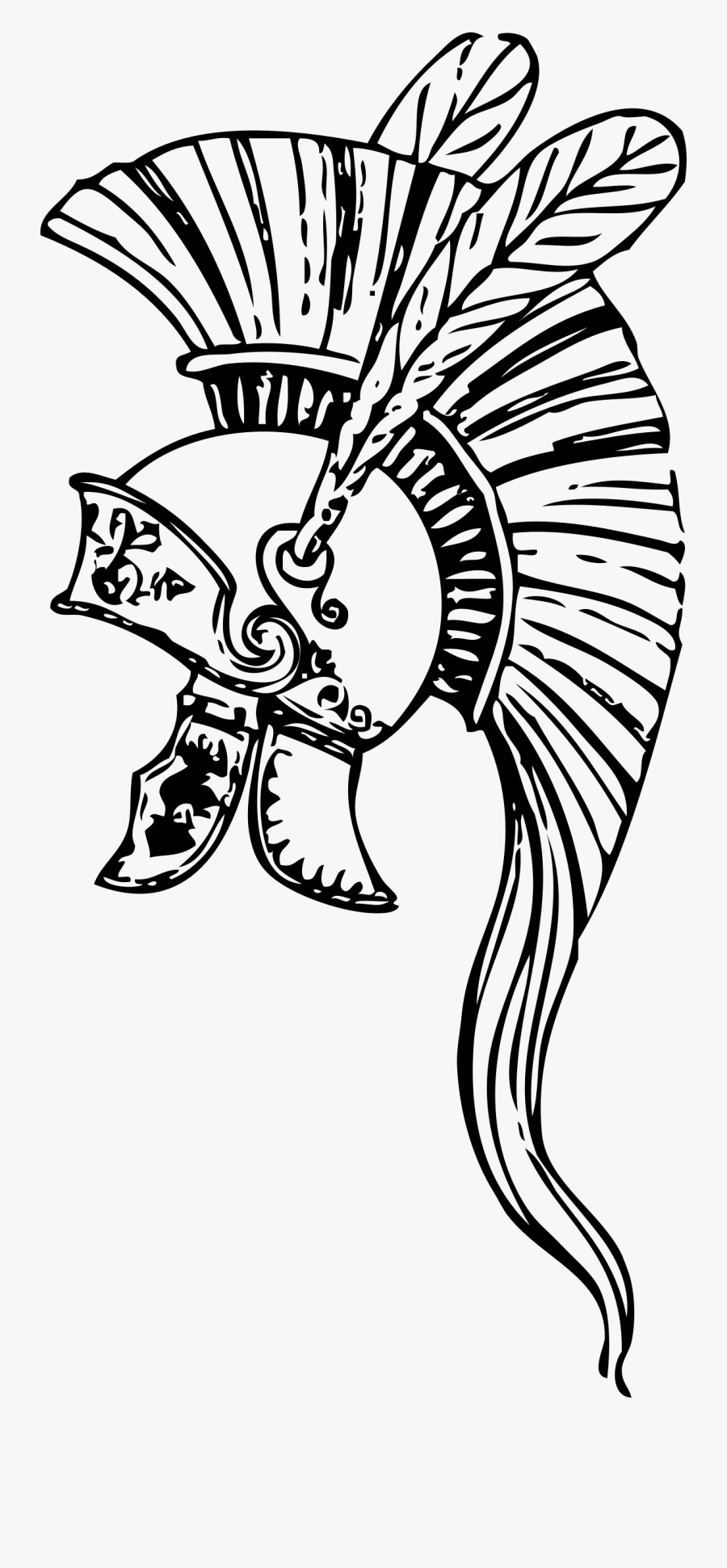 Warrior Kortnee Kate White Greek Helmet Transparent - Greek Clipart Png, Transparent Clipart