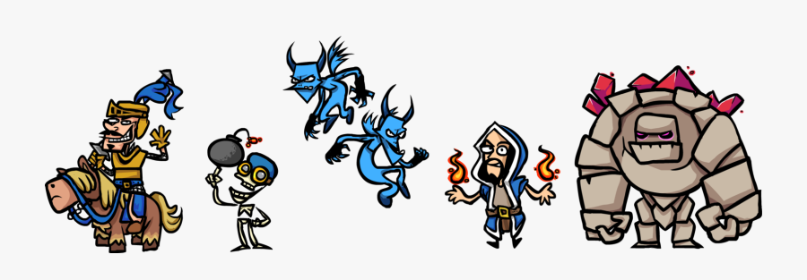 Drawing Wizards Electro Transparent Png Clipart Free - Bomber Clash Royale Drawing, Transparent Clipart