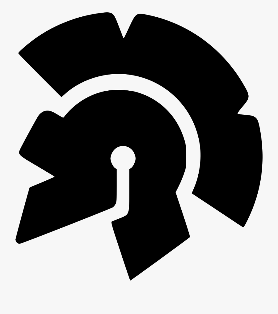 History Spartan Helmet Head - Icon, Transparent Clipart