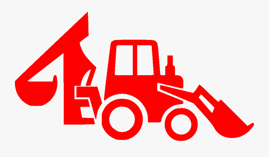 Free Backhoe Clipart Black And White, Transparent Clipart