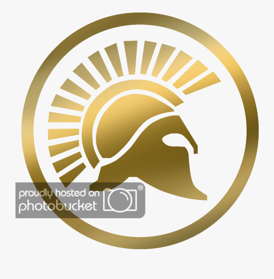 Gold Spartans Logo - Spartan Helmet Logo Png, Transparent Clipart