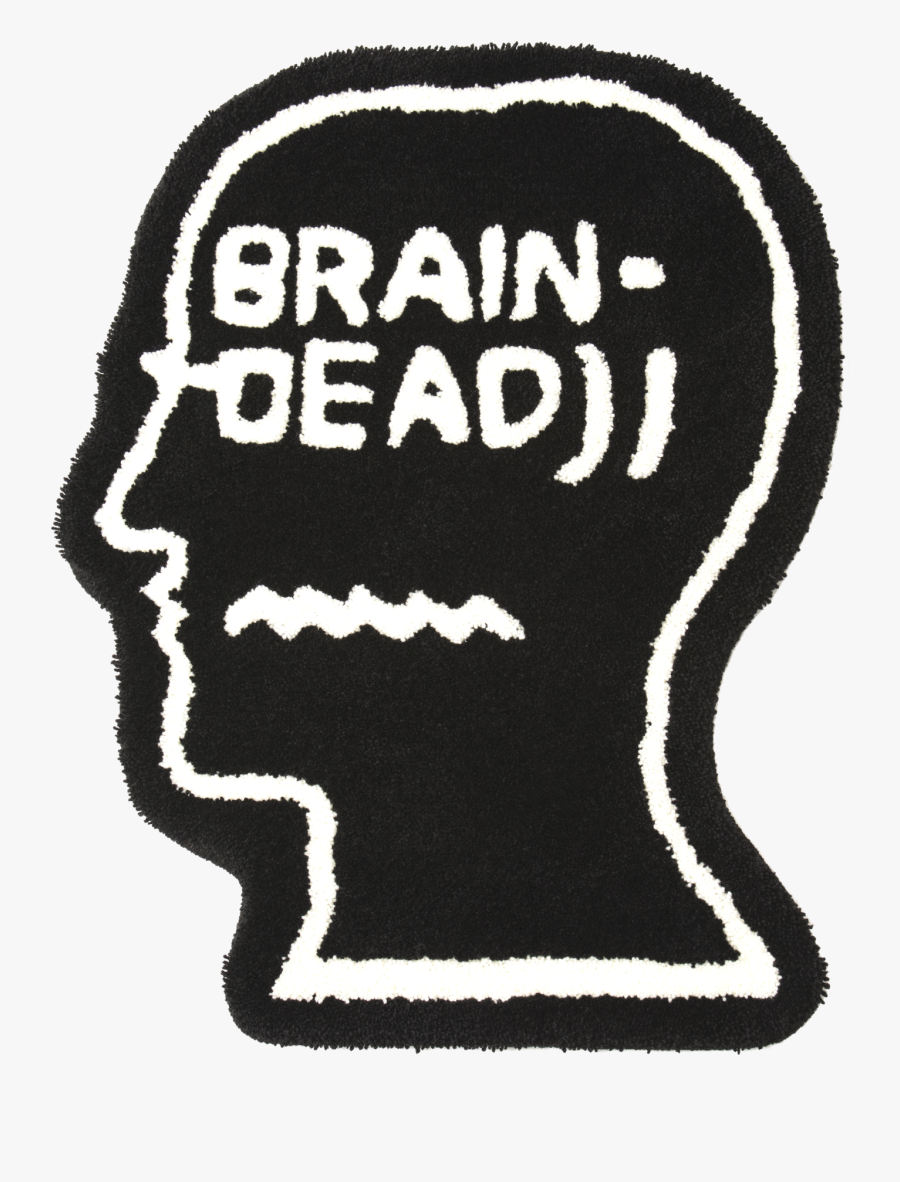 Logo Head Rug - Brain Dead Rug, Transparent Clipart