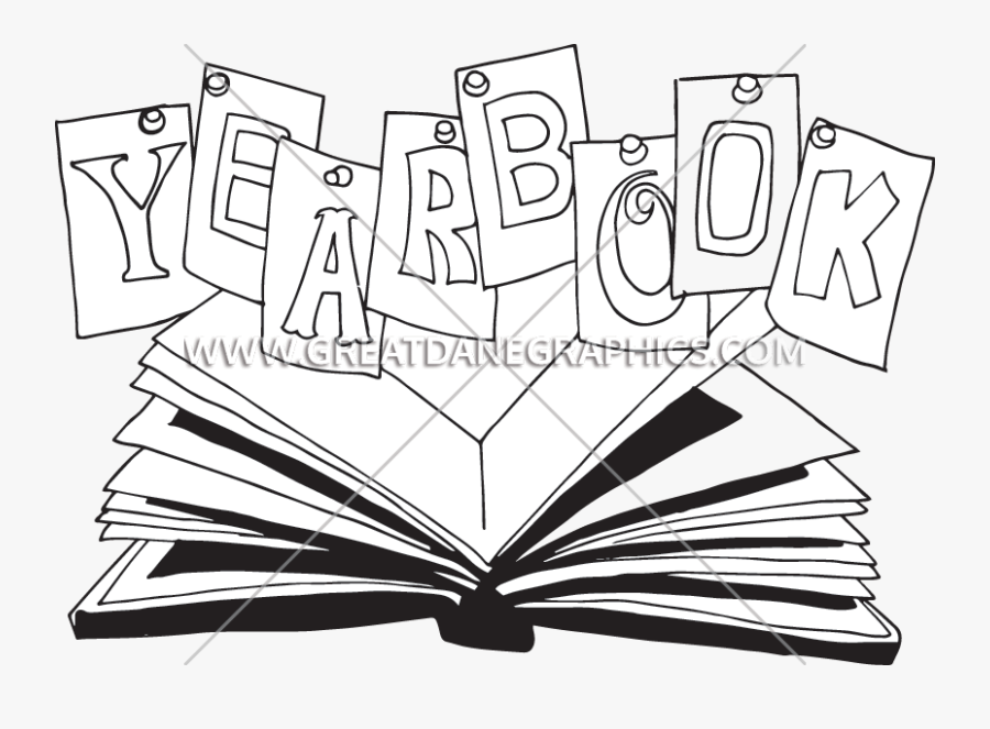 Yearbook Clipart Black And White, Transparent Clipart