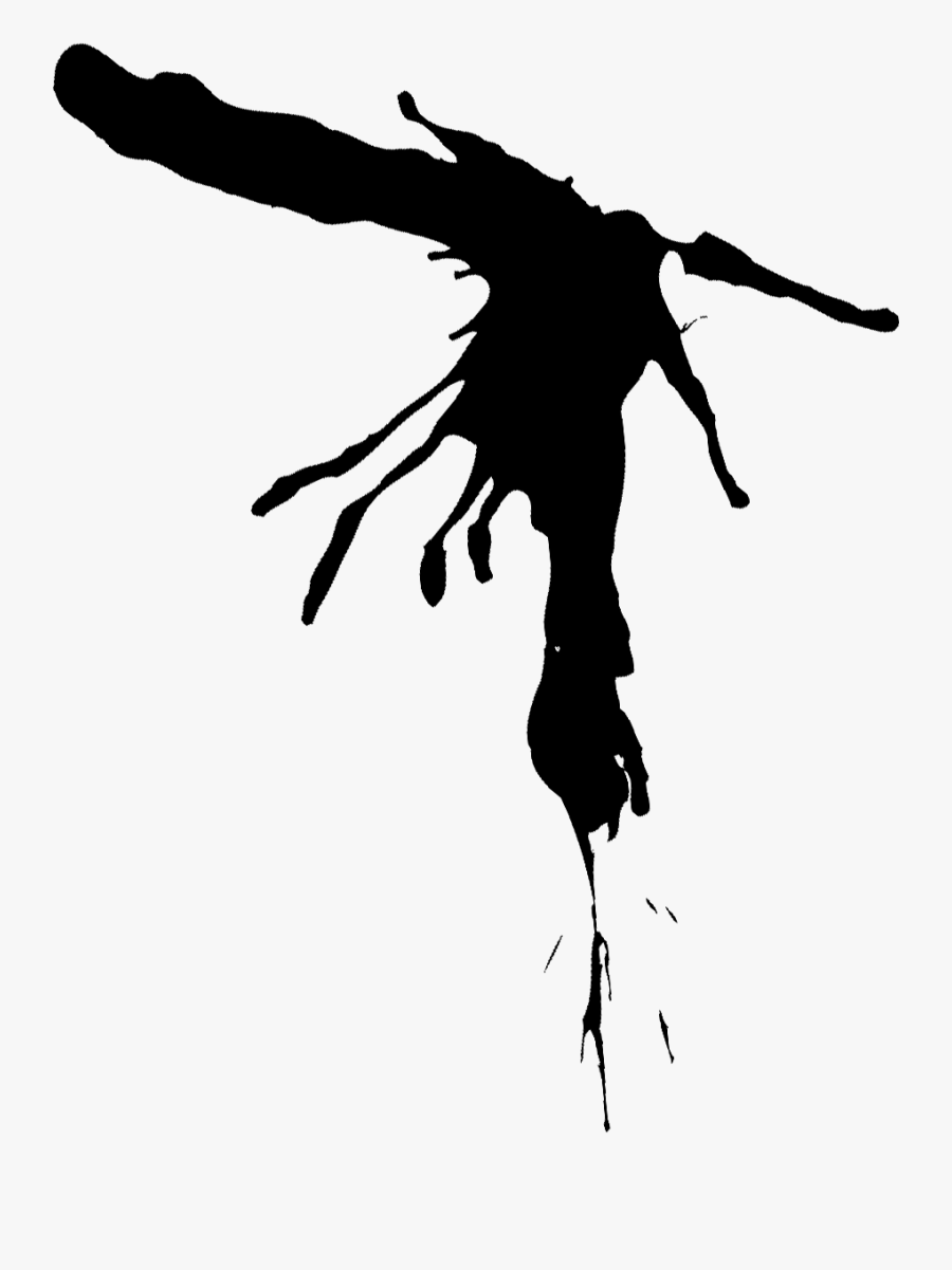 Paintbrush Art Clip Art - Black Drop Paint Png, Transparent Clipart