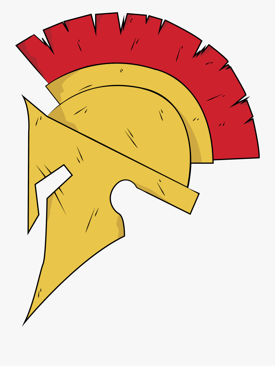 Spartan Helmet Logo No Background, Transparent Clipart