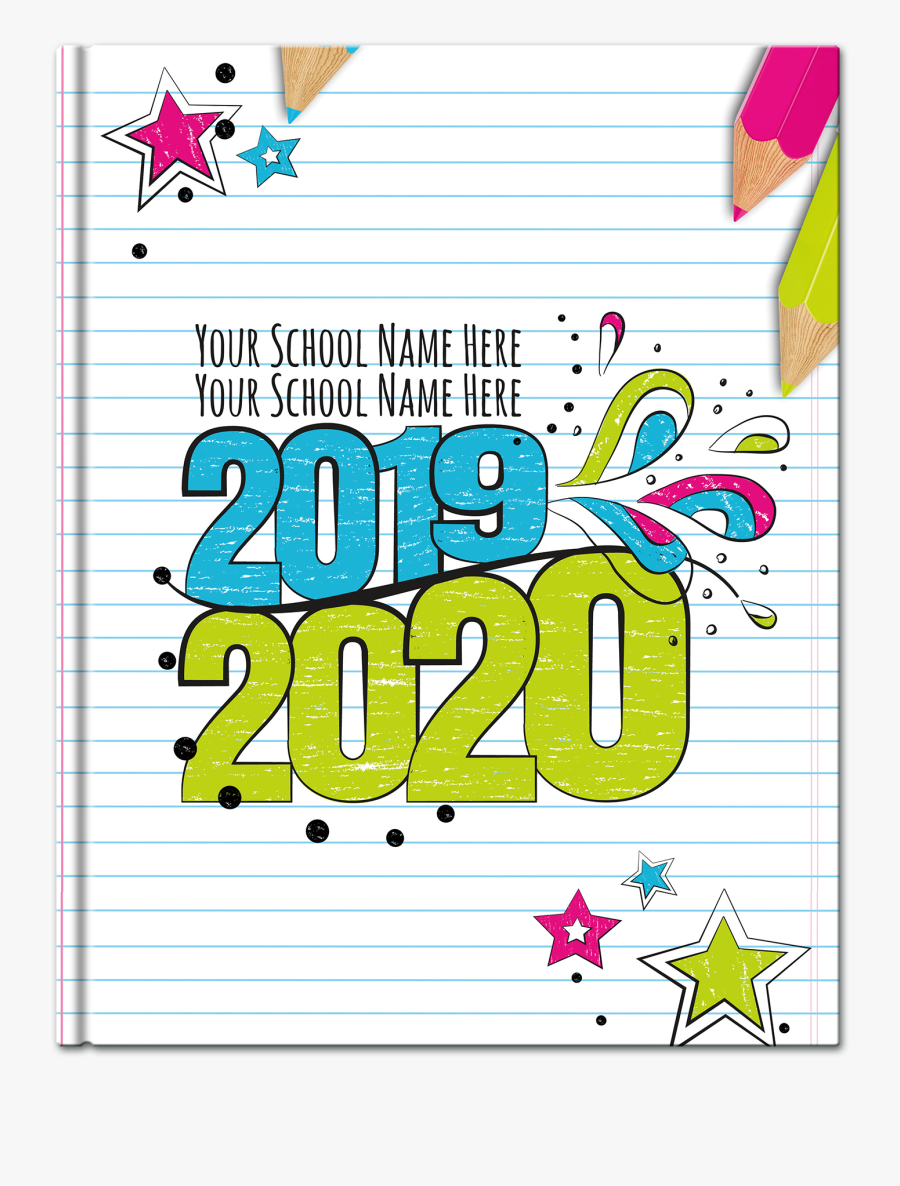 Pictavo Scribbles Yearbook Cover - Poster, Transparent Clipart