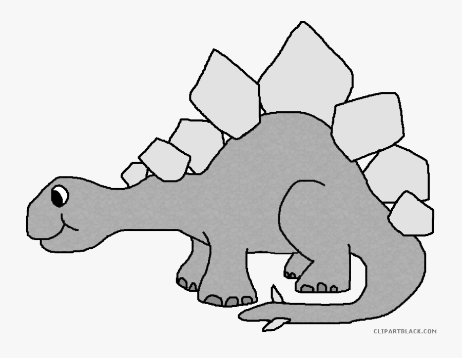 Stegosaurus Clipartblack Com Animal - Transparent Background Dinosaur Clipart, Transparent Clipart