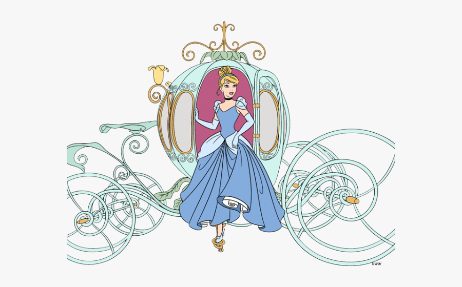 Transparent Cinderella And Prince Charming Clipart - Carriage Cinderella Clipart, Transparent Clipart