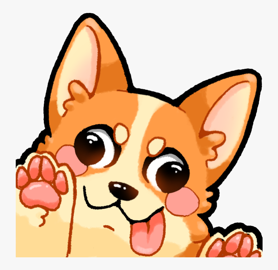 Sticker Corgi, Transparent Clipart
