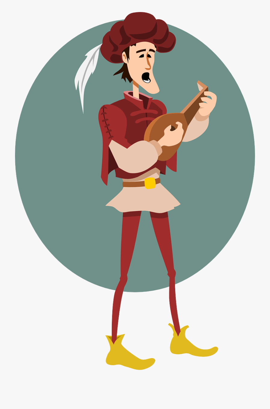 Troubadour Clip Art - Troubadour Clipart, Transparent Clipart
