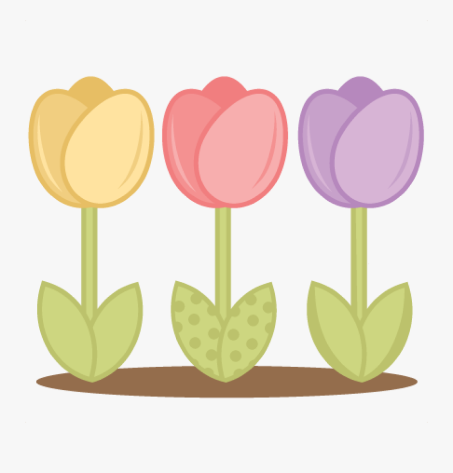 Frog Hatenylo Com Tulips - Spring Flowers Cartoon Pastel, Transparent Clipart
