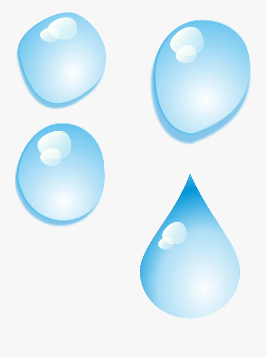Drops Clipart Water Droplet - Water Droplet Clipart Transparent, Transparent Clipart