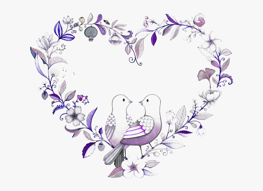 Wedding Love Birds Png - Thank You For Sharing My Page, Transparent Clipart