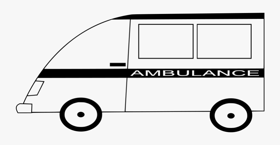 Ambulance - Outline Images Of Ambulance, Transparent Clipart