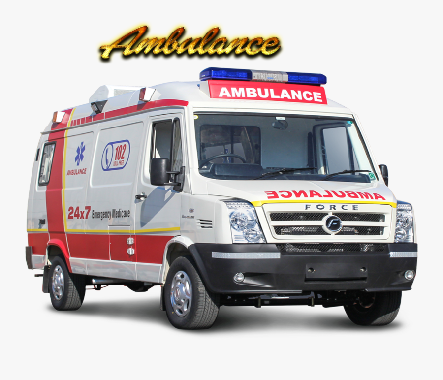 Ambulance Name Png Ready - Ambulance Van Of Karnataka, Transparent Clipart