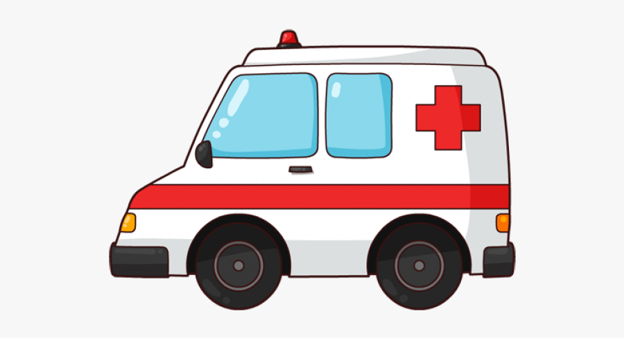 Cartoon Transparent Background Ambulance Png, Transparent Clipart
