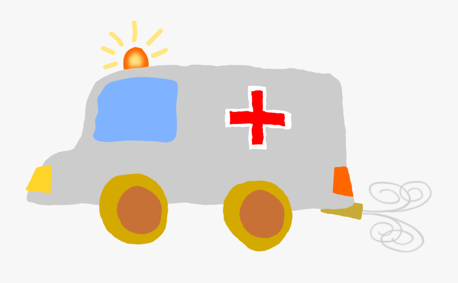 Crooked Ambulance 1 Clip Arts - Ambulance, Transparent Clipart