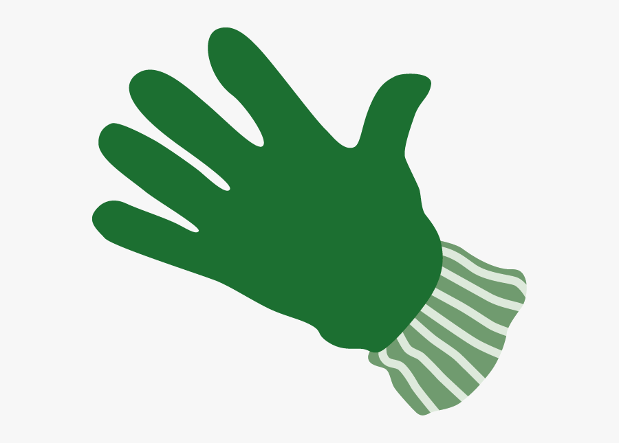 Illustration Of Glove For Hand Weeding - Sign, Transparent Clipart