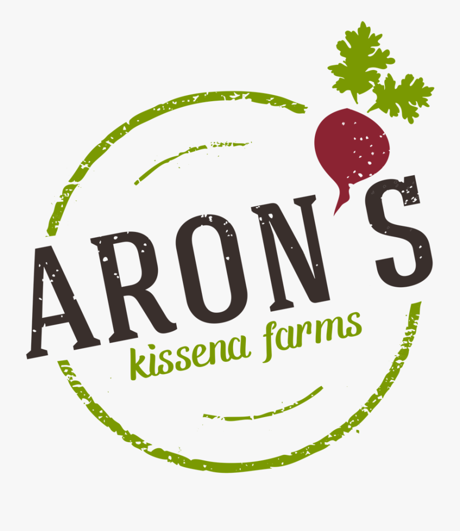 Aron's Kissena Farms Logo, Transparent Clipart