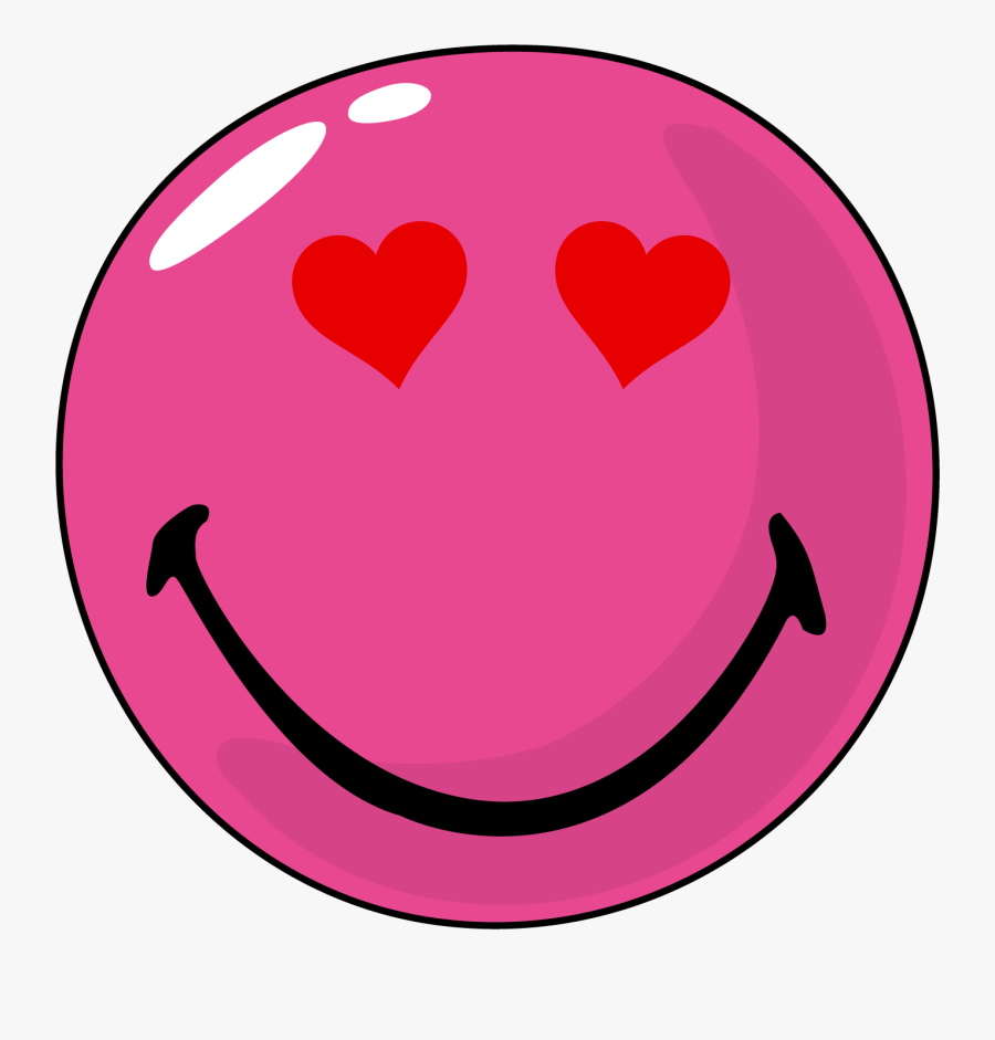 Loved Face Smiley Clipart - Circle, Transparent Clipart