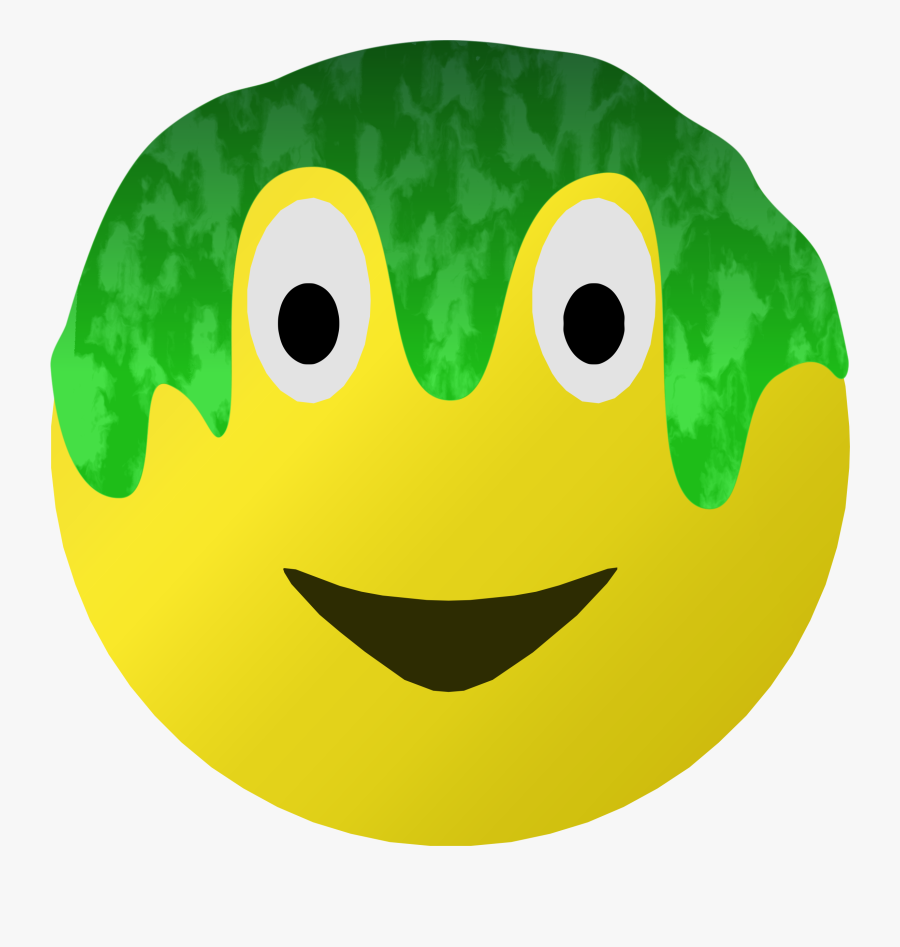 Slimed Smiley Clip Arts - Emoji Slime Png, Transparent Clipart