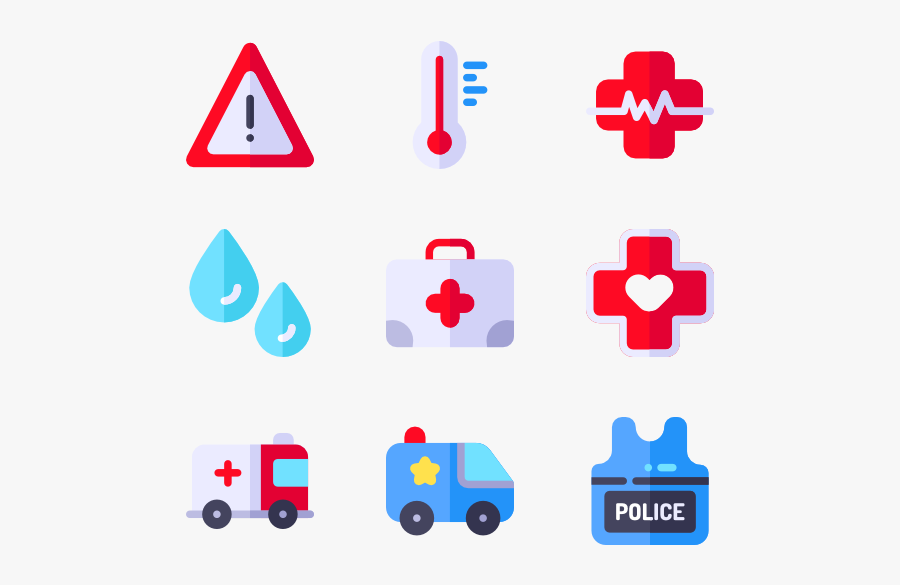 Emergencies - Ambulance Icon Vector Png, Transparent Clipart