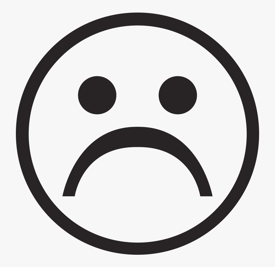 Emoticon Computer Icons Smiley Symbol Clip Art - Sad Face Emoji Drawing, Transparent Clipart