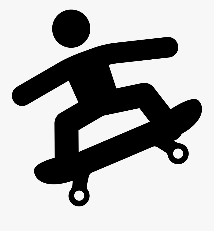 Skateboard Svg Png Icon - Skateboard Icon, Transparent Clipart