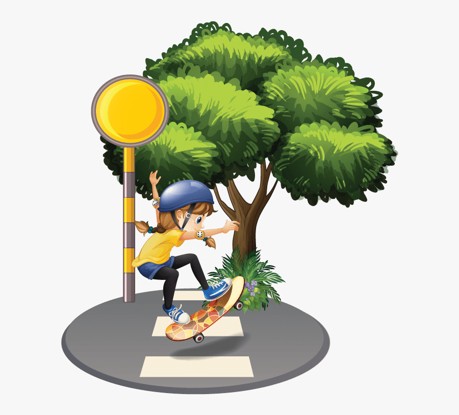 Tree Is Behind The House, Transparent Clipart