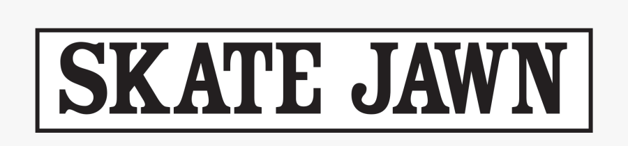 Skate Jawn Magazine Logo Header, Transparent Clipart