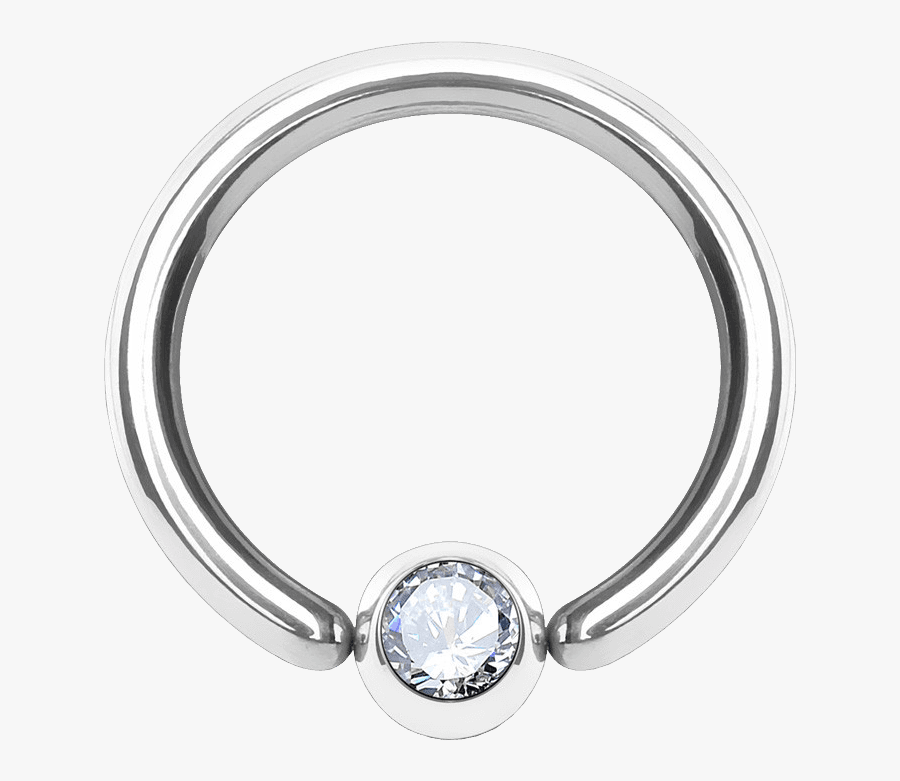 Captive Bead Belly Ring Clipart , Png Download - Captive Bead Ring, Transparent Clipart