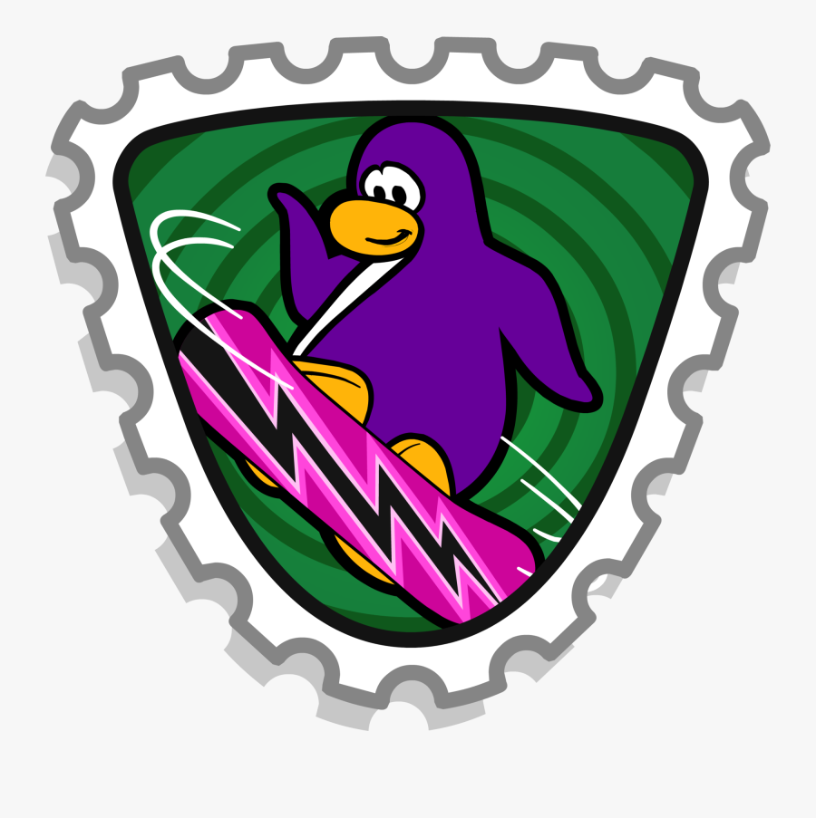 Club Penguin Wiki - Club Penguin Mascot Stamps, Transparent Clipart