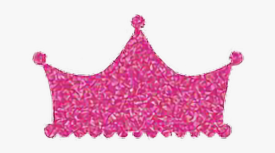 #pink #crown #glitter #sparkly #sparkle #royal #jewerly - Transparent Purple Crown, Transparent Clipart