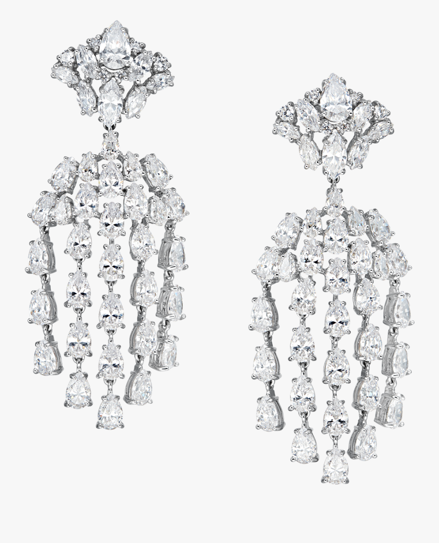 Annabelle Omega Clip Chandelier Earrings - Sketch, Transparent Clipart