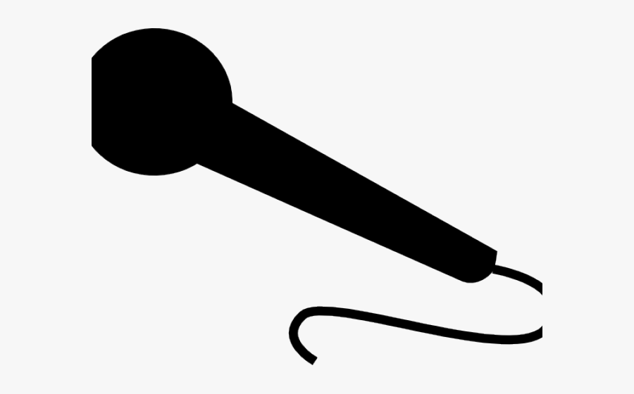 Mickrophone Clipart Black And White, Transparent Clipart