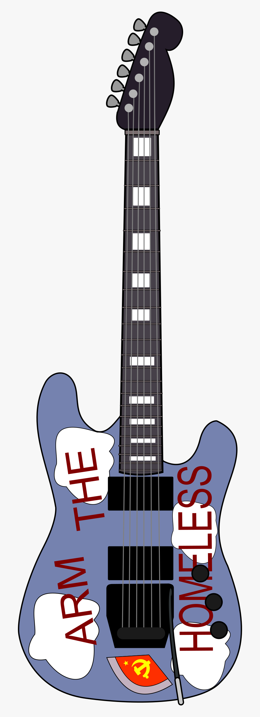 Arm The Homeless - Morello Arm The Homeless Guitar, Transparent Clipart