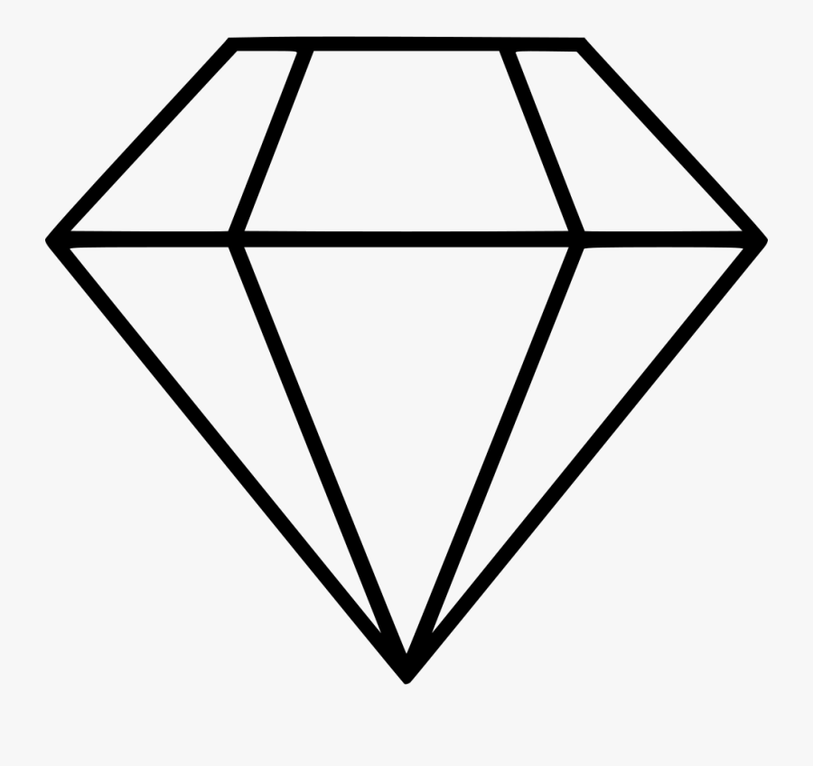 Crystals Clipart Diamond Outline - Logo Vector Diamond Png, Transparent Clipart