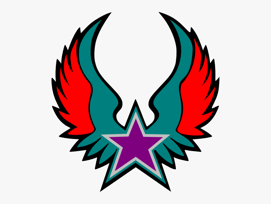 Blue And Orange Star, Transparent Clipart