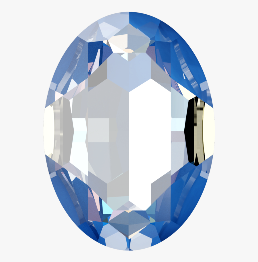 Swarovski 4127 Large Oval Fancy Stone Crystal Ocean, Transparent Clipart